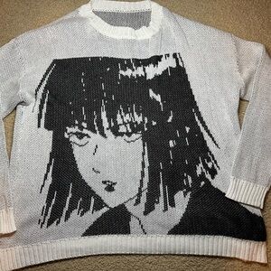 SHEIN Anime Sweater